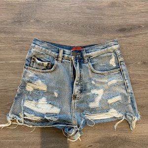 Signature8 High Waisted Jean Shorts